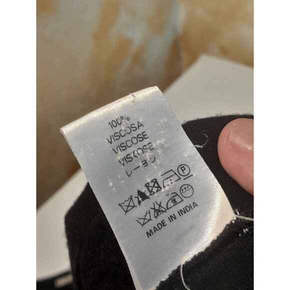 Valentino Couture Elegant Romantic Evening Tulle Flutter Sleeve Flowy XL Top - Picture 12 of 15